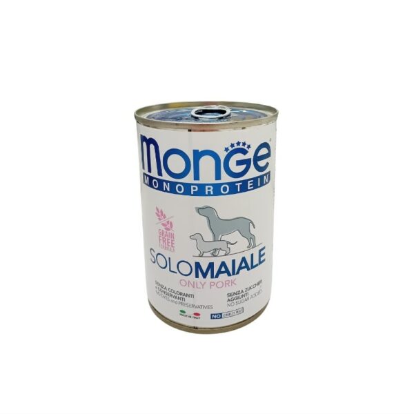 Monge Monoprotein Paté Solo Maiale 400 gr