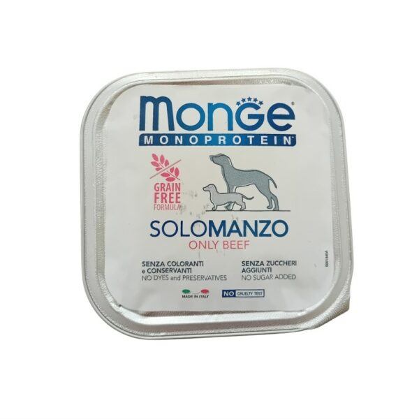 Monge Monoprotein Paté Solo Manzo